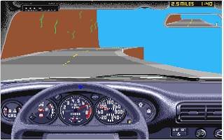 Test Drive II - California Challenge [datadisk] atari screenshot